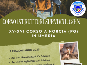 Corso Istruttori Survival CSEN 2025