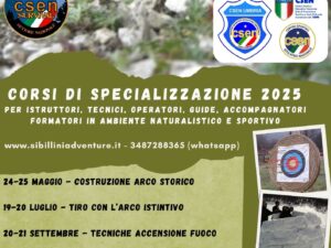 Corsi di specializzazione per istruttori, guide stagione 2025